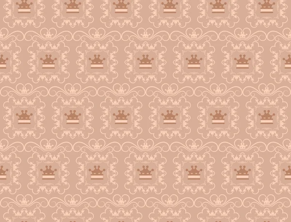 Fundo retro: papel de parede, padrão, vetor, textura de fundo vintage — Vetor de Stock