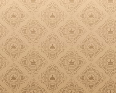 arka plan retro: duvar kağıdı, model, sorunsuz, vektör.