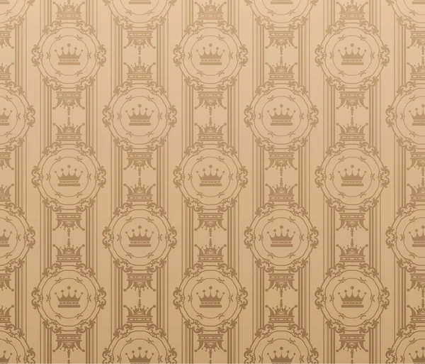 Fundo retro: papel de parede, padrão, sem costura, vetor . — Vetor de Stock