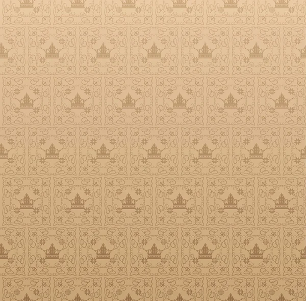 Fundo retro: papel de parede, padrão, sem costura, vetor . — Vetor de Stock