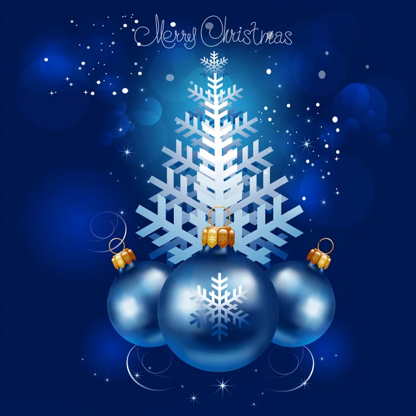 Christmas Background. Abstract Vector Illustration. — Stock Vector