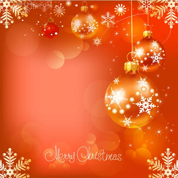 Christmas Background. Abstract Vector Illustration. — Stock Vector
