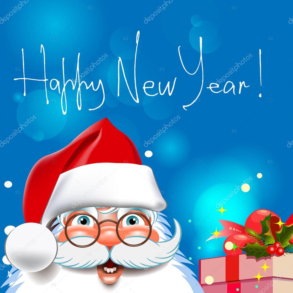 Happy new year. Christmas Background. Abstract Vector Illustration.