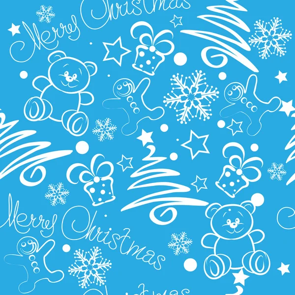 Kerstmis achtergrond. vrolijk kerstfeest belettering, vectorillustratie voor uw ontwerp. — Stockvector