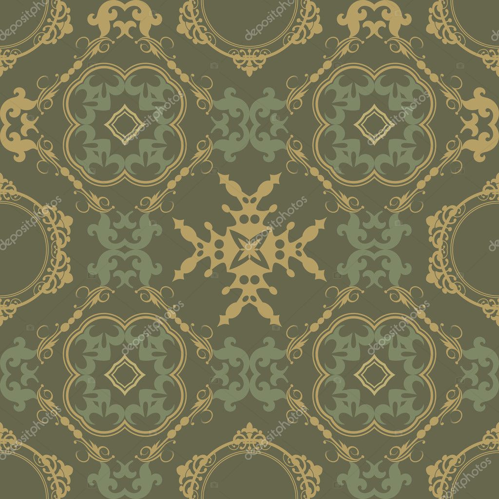 Vektor Hintergrund Retro Tapete Muster Nahtlos Vintage Hintergrund Textur Vektorgrafik Lizenzfreie Grafiken C Kio777 39101613 Depositphotos