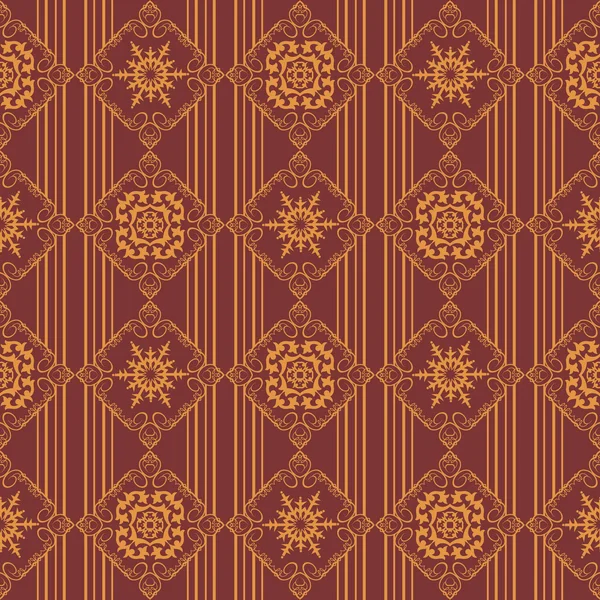 Vector achtergrond retro: wallpaper, patroon. — Stockvector