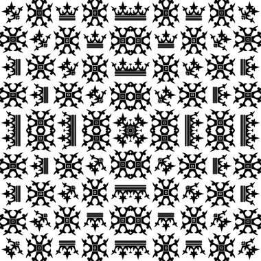 seamless modeli. Vintage çiçek background. desen retro.