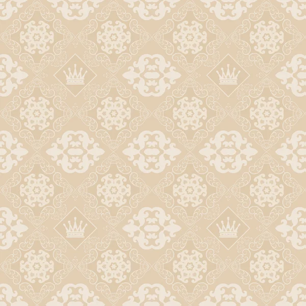 Padrão sem costura. fundo floral vintage. padrão Retro . — Vetor de Stock