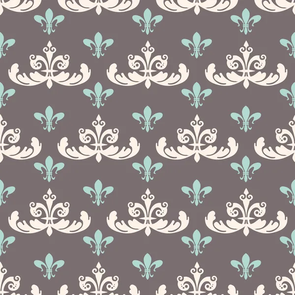 Damask decorative wallpaper for walls vector vintage seamless patterns — Free Stock Photo