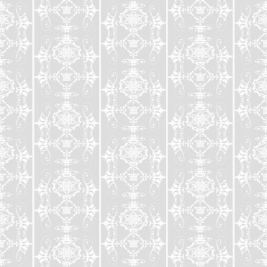 damasko dekoratif duvar kağıdı duvar için vintage Dikişsiz desen vektör