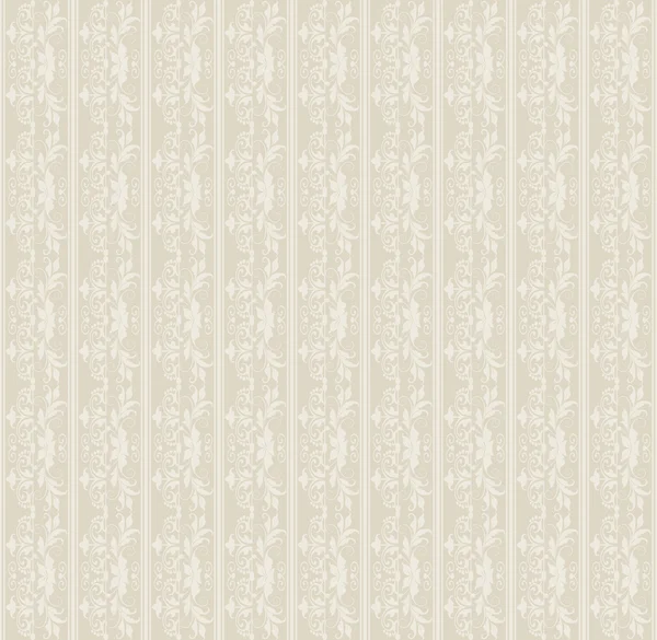 Damas papier peint décoratif pour les murs vecteur vintage motifs sans couture — Image vectorielle