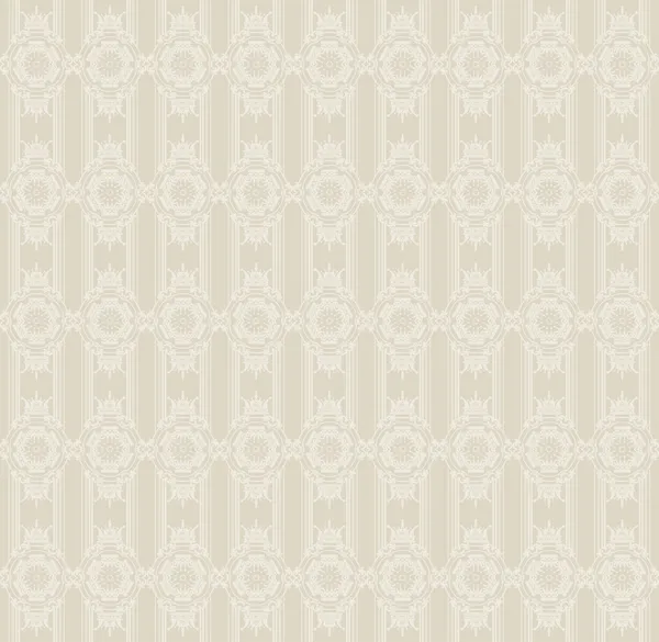 Damasco fondo de pantalla decorativo para las paredes vector vintage patrones sin costuras — Archivo Imágenes Vectoriales