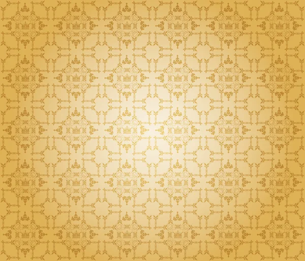Damask decorative wallpaper. vector vintage pattern. — Stock Vector
