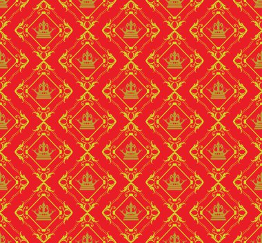 duvarlar vintage Dikişsiz desen için Şam dekoratif duvar kağıdı