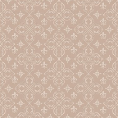 damasko dekoratif duvar kağıdı duvar için vintage Dikişsiz desen vektör