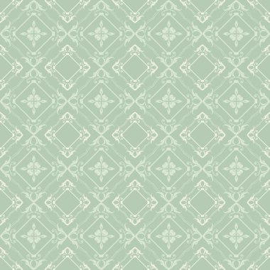 damasko dekoratif duvar kağıdı duvar için vintage Dikişsiz desen vektör