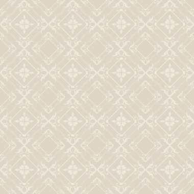 damasko dekoratif duvar kağıdı duvar için vintage Dikişsiz desen vektör