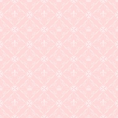 damasko dekoratif duvar kağıdı duvar için vintage Dikişsiz desen vektör