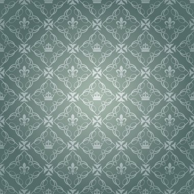 damasko dekoratif duvar kağıdı. vektör vintage desen.