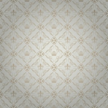 damasko dekoratif duvar kağıdı. vektör vintage desen.