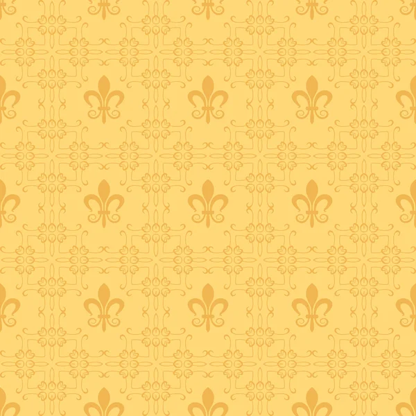 Damask decorative wallpaper for walls vector vintage seamless patterns — Stock Vector