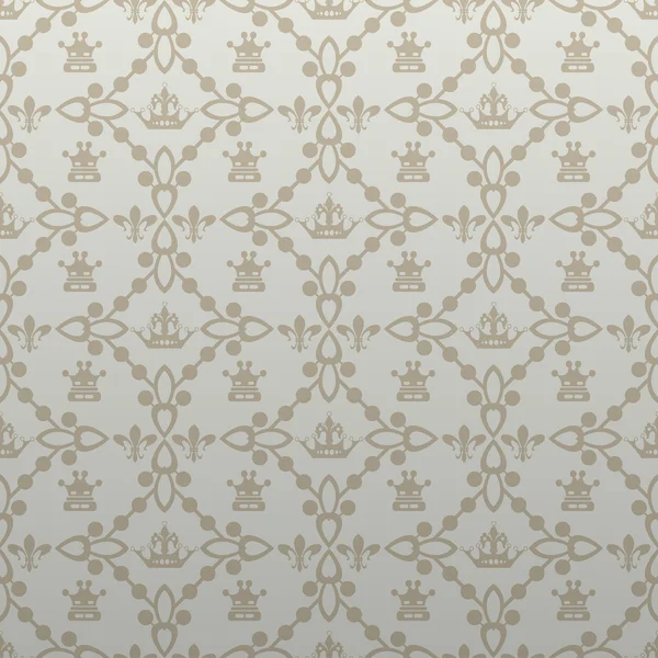 Damassé papier peint décoratif. motif vintage vectoriel. fond abstrait — Image vectorielle