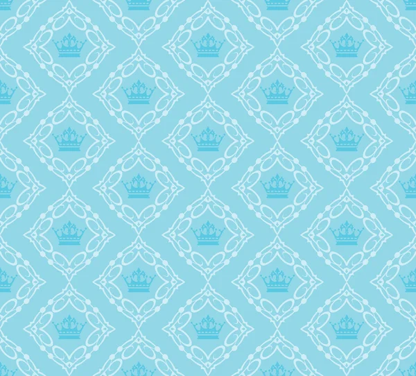 Retro illustration damask decorative wallpaper for walls vector vintage seamless patterns — Stock Vector