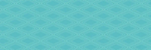 青い背景に幾何学的な装飾が施されたシンプルな背景パターン 壁紙のためのシームレスなパターン ベクトル画像 — ストックベクタ