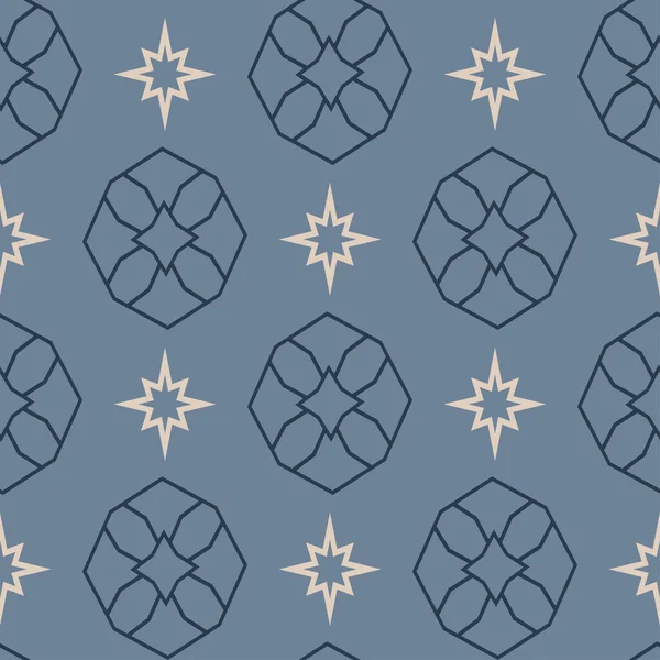 Achtergrondpatroon Met Eenvoudige Decoratieve Versiering Naadloze Achtergrond Voor Behang Texturen — Stockvector