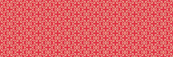 Abstracte Achtergrond Patroon Met Geometrische Ornament Een Rode Achtergrond Voor — Stockvector