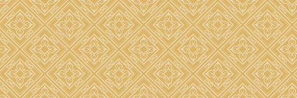 Immagine Sfondo Stile Asiatico Con Ornamento Geometrico Sfondo Oro Vostro — Vettoriale Stock