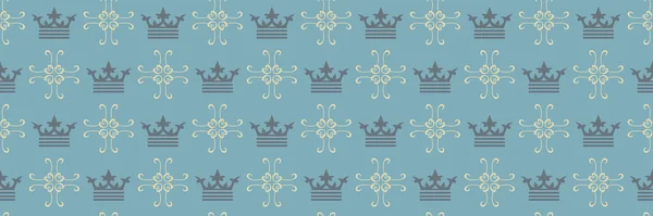 Royal Background Pattern Vintage Style Your Design Seamless Background Wallpaper — Stock Vector