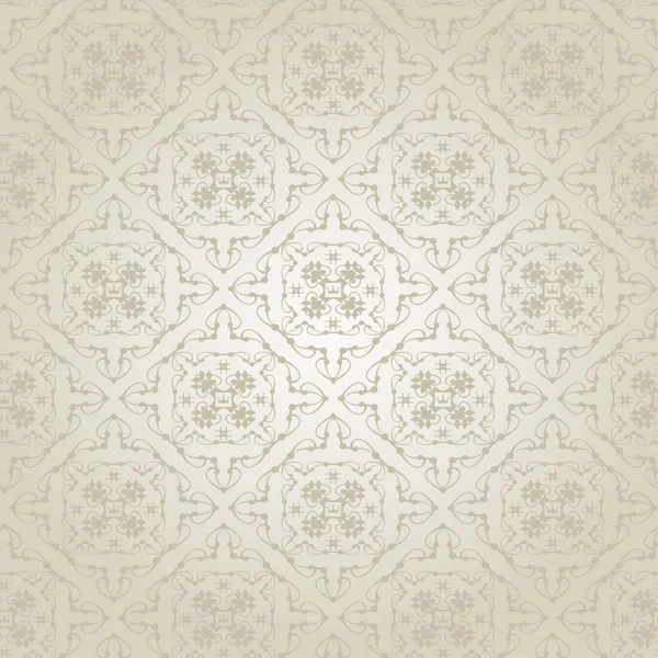 Padrão Fundo Abstrato Estilo Vintage Com Ornamento Étnico Fundo Prata — Vetor de Stock