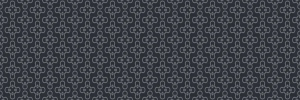 Moderne Achtergrond Patroon Met Abstract Grijs Ornament Zwarte Achtergrond Vectorafbeelding — Stockvector