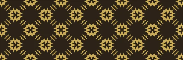 Abstrakcyjny Wzór Tła Złotym Ornamentem Geometrycznym Czarnym Tle Płynna Tekstura — Wektor stockowy