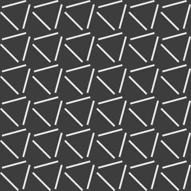 Siyah zemin üzerinde basit geometrik süsleme olan arkaplan deseni. Tasarım projeleriniz için vektör illüstrasyonuName.