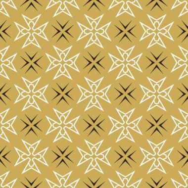 Tasarımınız için basit grafik elementlerden dekoratif süslemeli arkaplan resmi. Duvar kağıdı ve dokular için kusursuz bir arkaplan. Vektör illüstrasyonu.