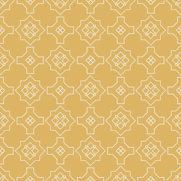 Modern Background Image Geometric Ornament Gold Background Your Design Seamless — Stock Vector