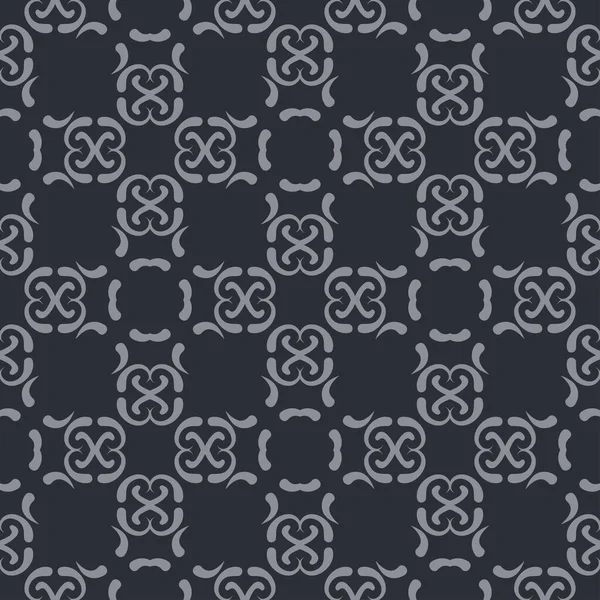 Background Image Decorative Gray Ornament Black Background Your Design Projects — 图库矢量图片