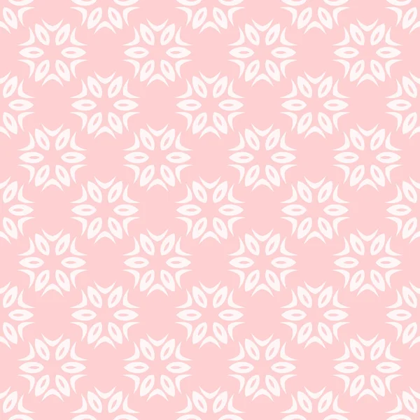 Image Fond Abstraite Avec Ornement Floral Simple Sur Fond Rose — Image vectorielle