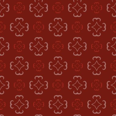 Dekoratif süslemeli arkaplan resmi tasarım projeleriniz için kestane rengi arka plan, pürüzsüz desenler, düz dizaynlı duvar kağıdı dokuları. Vektör illüstrasyonu