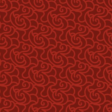 Kırmızı çiçekli kusursuz desen