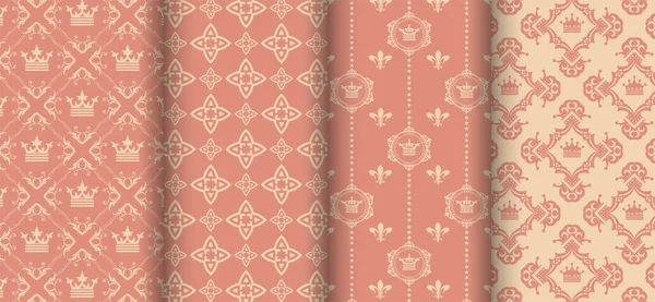 Vintage Background Patterns Wallpaper Design Vector Stock Vector