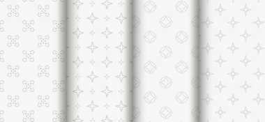 Beyaz, vektör üzerinde basit arkaplan desenleri