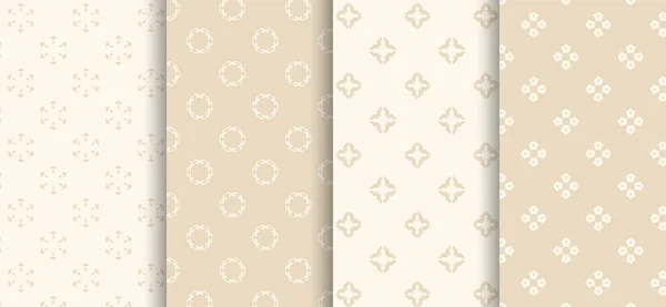 Collection Simple Background Wallpapers Beige Vector Stock Illustration