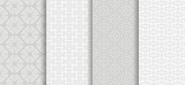 Fondo Pantalla Gris Claro Conjunto Vector Imagen — Archivo Imágenes Vectoriales