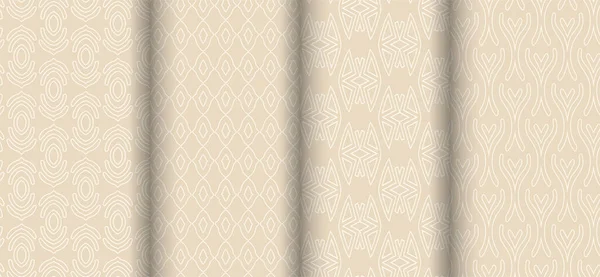 Background Wallpaper Beige Set — Stock Vector