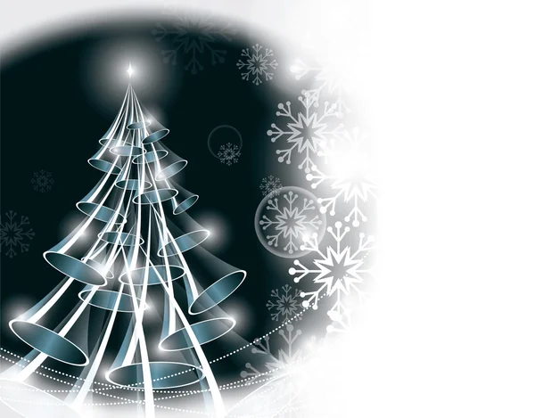 Fond de Noël. Illustration vectorielle. — Image vectorielle