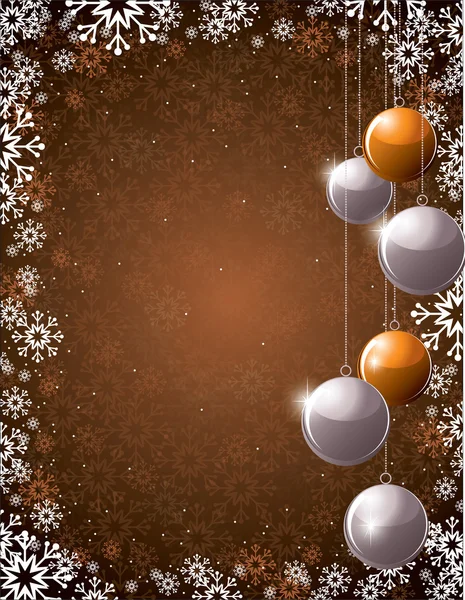 Kerst achtergrond. Vectorillustratie. — Stockvector