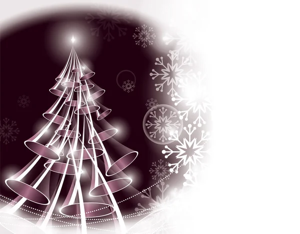 Kerst achtergrond. Vectorillustratie. — Stockvector